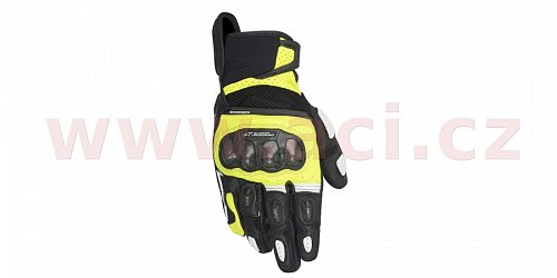 rukavice SP X AIR CARBON, ALPINESTARS - Itálie (černé/žluté fluo/bílé)